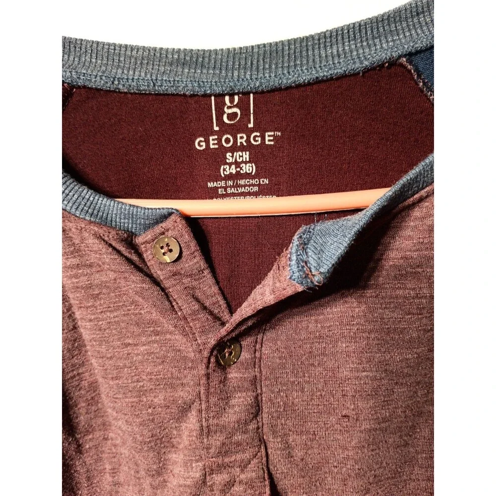 George blue burgundy